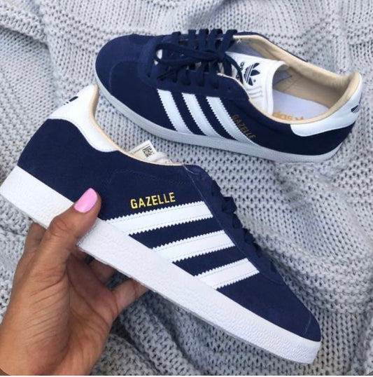 Adidas Gazelle Azules y Blancas