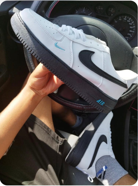 Air force blanco negro y azul