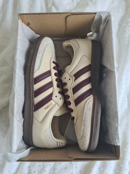 Adidas Samba OG Beje e Bordo