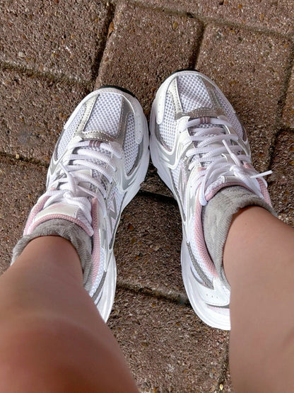 New Balance 530 Branco Rosa 🤍🩷